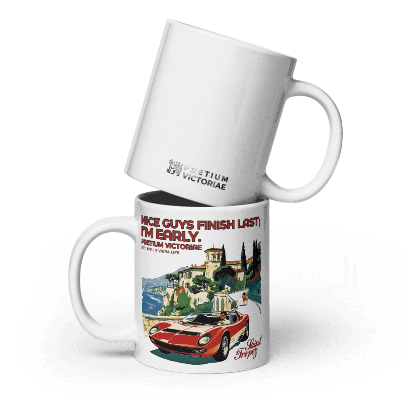 Buy Now Online Nice Guys Finish Last, I'm Early Machiavelli Stoicism Quote White Glossy Coffee Mug – Inspirational Philosophy - PRETIUM VICTORIAE© - https://pretium-victoriae.com