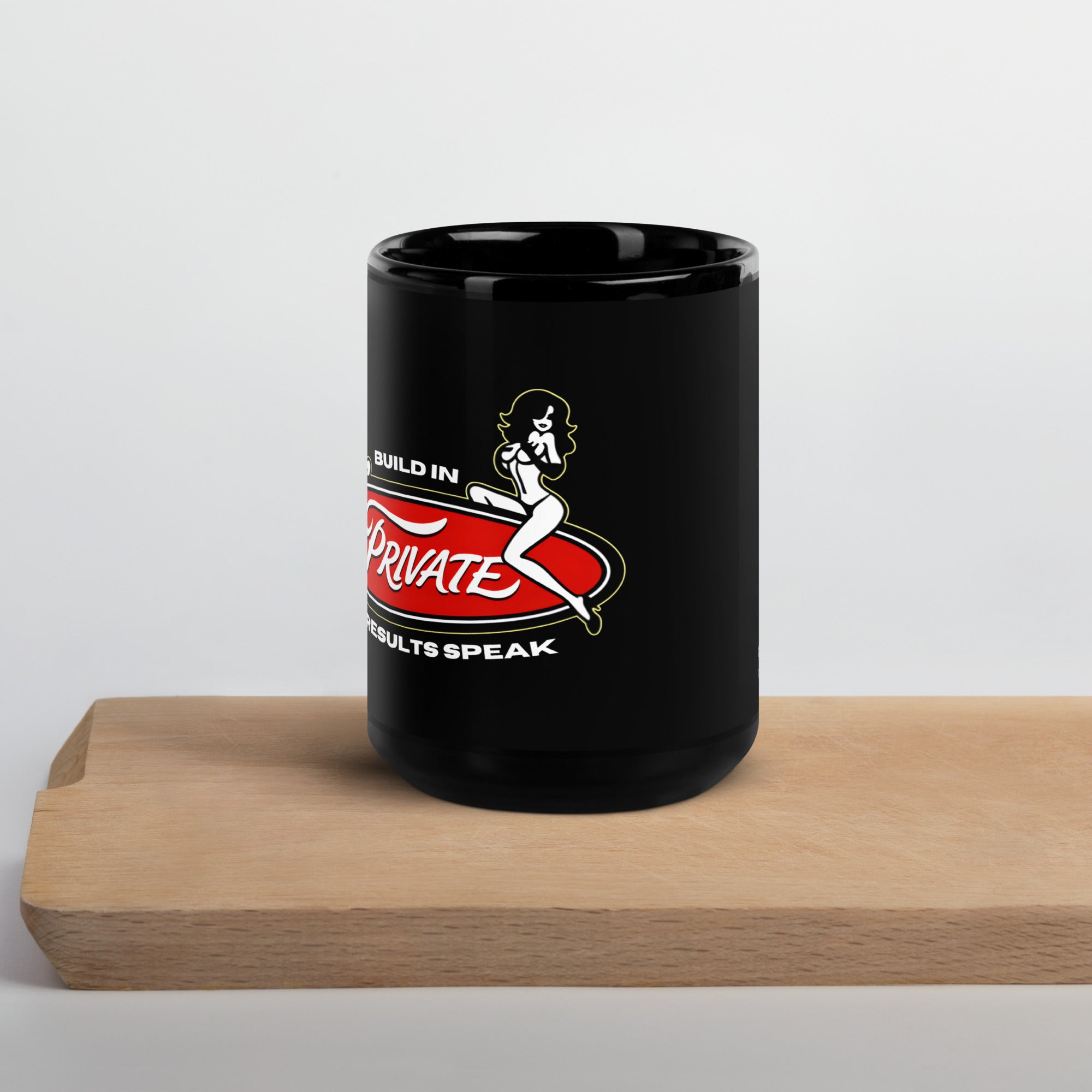 Buy Now Online Build In Private Let Results Speak Machiavelli Stoicism Quote Black Glossy Coffee Mug – Inspirational Philosophy - PRETIUM VICTORIAE© - https://pretium-victoriae.com