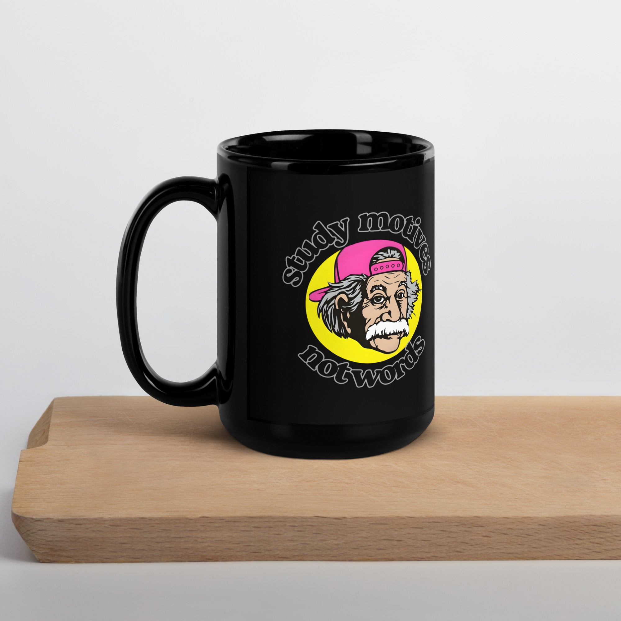 Buy Now Online Study Motives Not Words Machiavelli Stoicism Quote Black Glossy Coffee Mug – Inspirational Philosophy - PRETIUM VICTORIAE© - https://pretium-victoriae.com