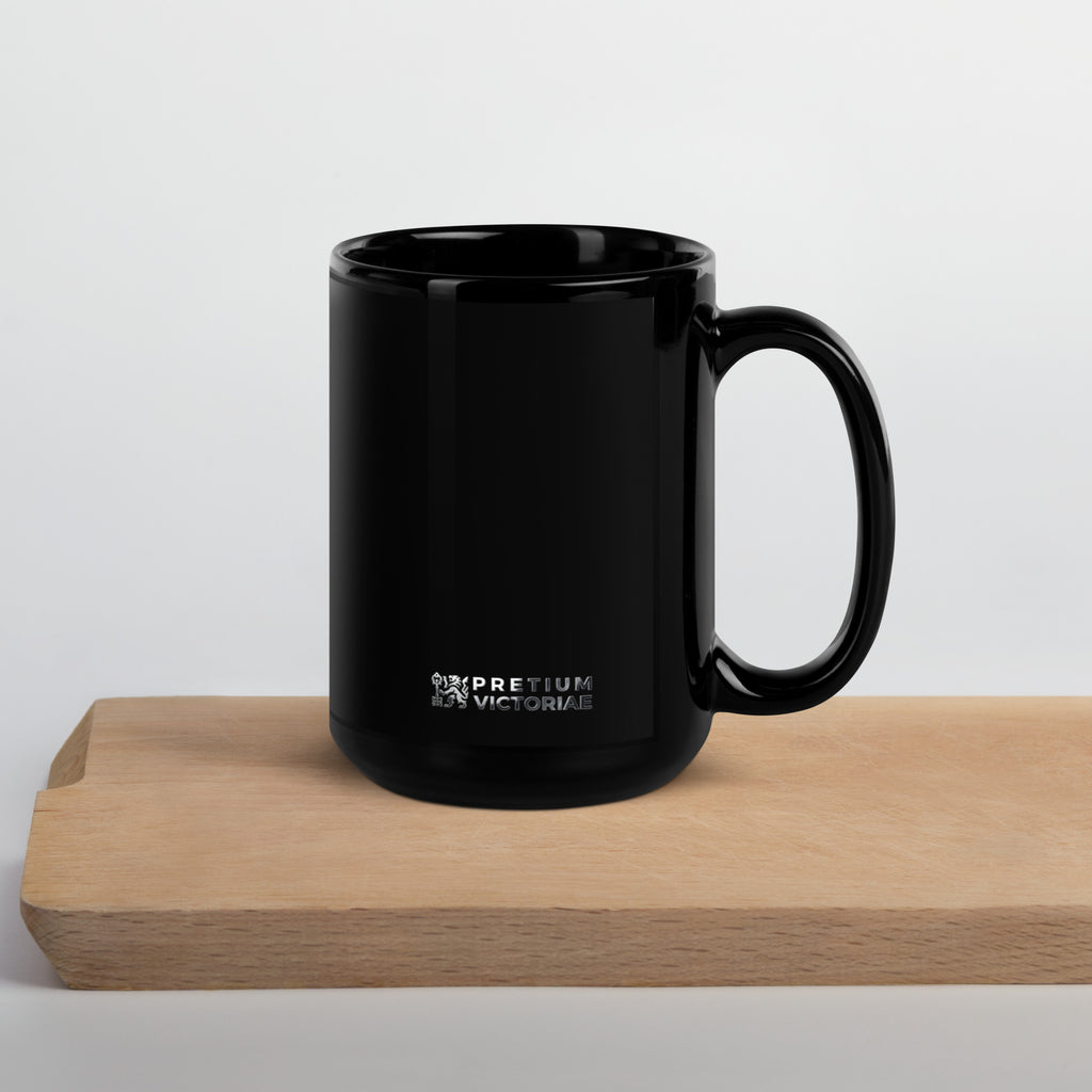 Buy Now Online Patience is the Sharpest Blade Machiavelli Stoicism Quote Black Glossy Coffee Mug – Inspirational Philosophy - PRETIUM VICTORIAE© - https://pretium-victoriae.com