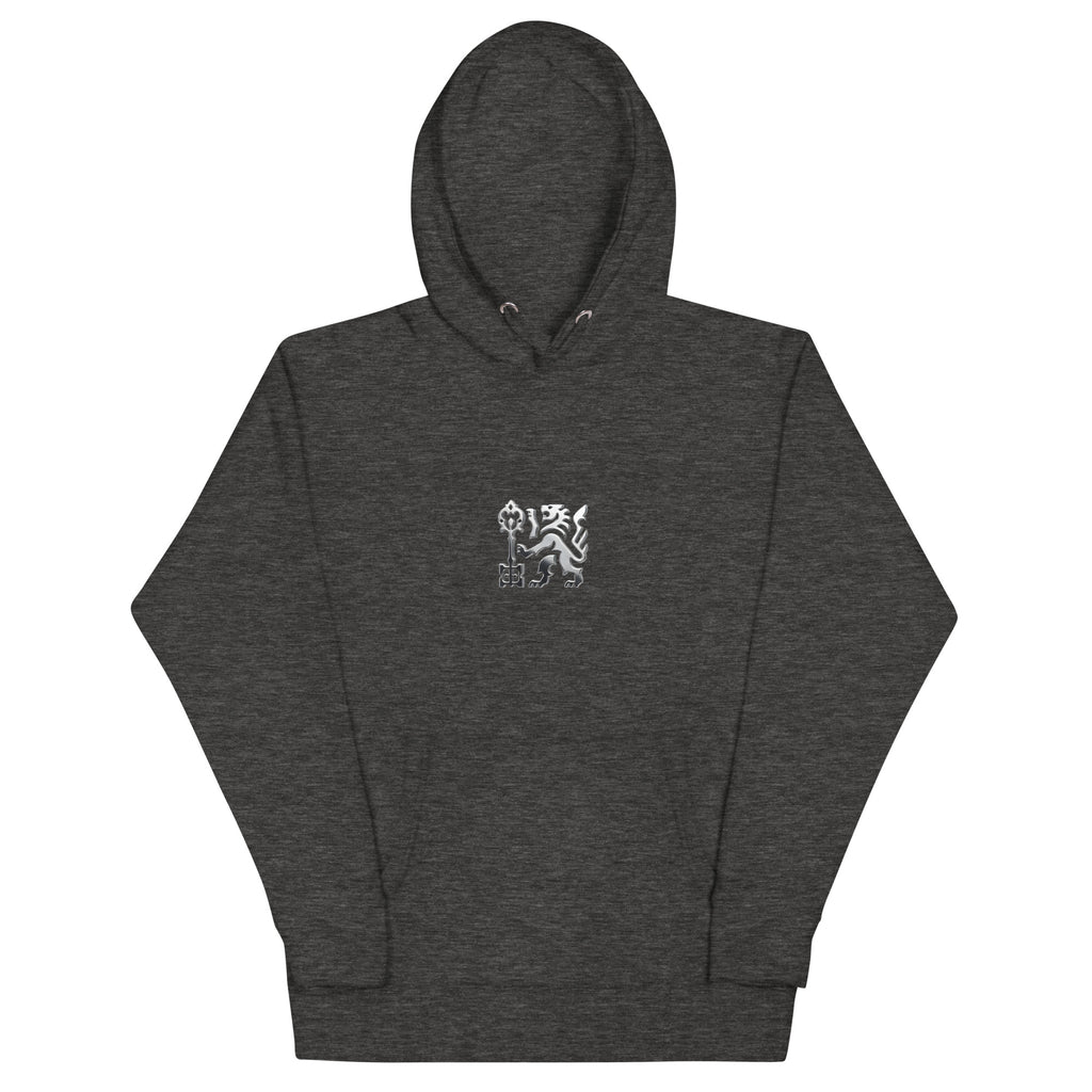 Buy Now Online Pretium Victoriae Chromium Lion The Price of Victory Staple Unisex Hoodie Inspirational Stoic Quote Motivational - PRETIUM VICTORIAE© - https://pretium-victoriae.com
