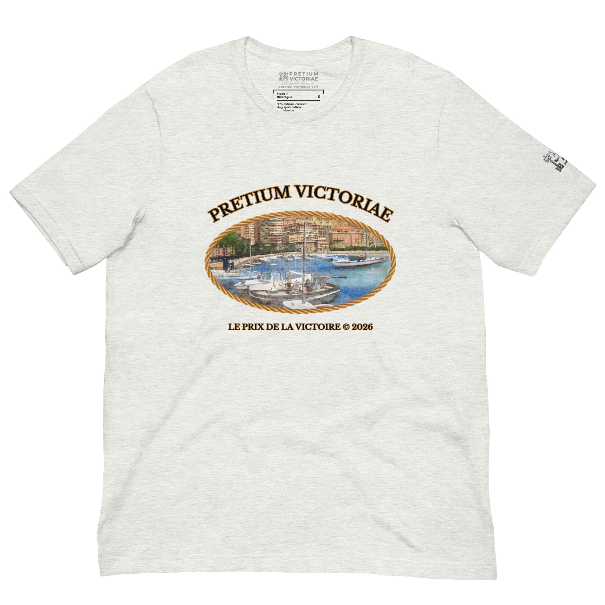 Buy Now Online PRETIUM VICTORIAE Monaco French Rivieira Machiavelli Unisex T-shirt Inspirational Stoicism Quote Motivational - PRETIUM VICTORIAE© - https://pretium-victoriae.com