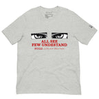 Buy Now Online PRETIUM VICTORIAE All See Few Understand Machiavelli Unisex T-shirt Inspirational Stoicism Quote Motivational - PRETIUM VICTORIAE© - https://pretium-victoriae.com