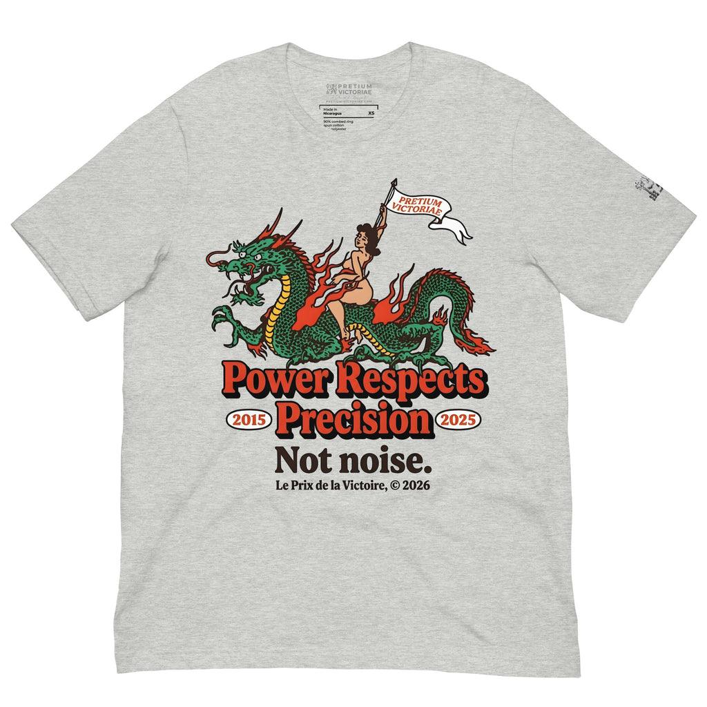 Buy Now Online Pretium Victoriae Power Respects Precision Machiavelli Unisex T-shirt Inspirational Stoic Quote Motivational - PRETIUM VICTORIAE© - https://pretium-victoriae.com