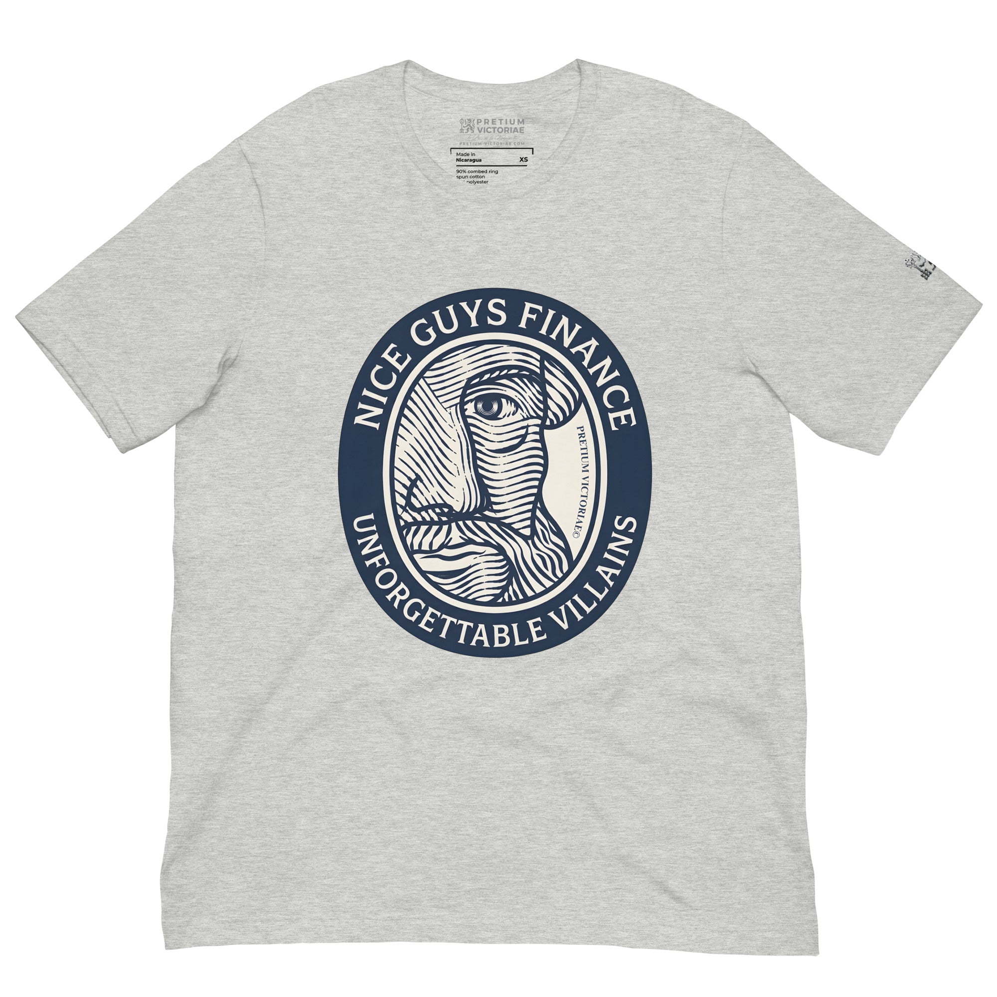Buy Now Online Nice Guys Finance Unforgettable Villains Retro Machiavelli Unisex T-shirt Inspirational Stoic Quote Motivational Philosophy - PRETIUM VICTORIAE© - https://pretium-victoriae.com