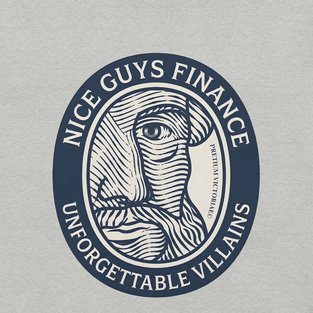 Buy Now Online Nice Guys Finance Unforgettable Villains Retro Machiavelli Unisex T-shirt Inspirational Stoic Quote Motivational Philosophy - PRETIUM VICTORIAE© - https://pretium-victoriae.com