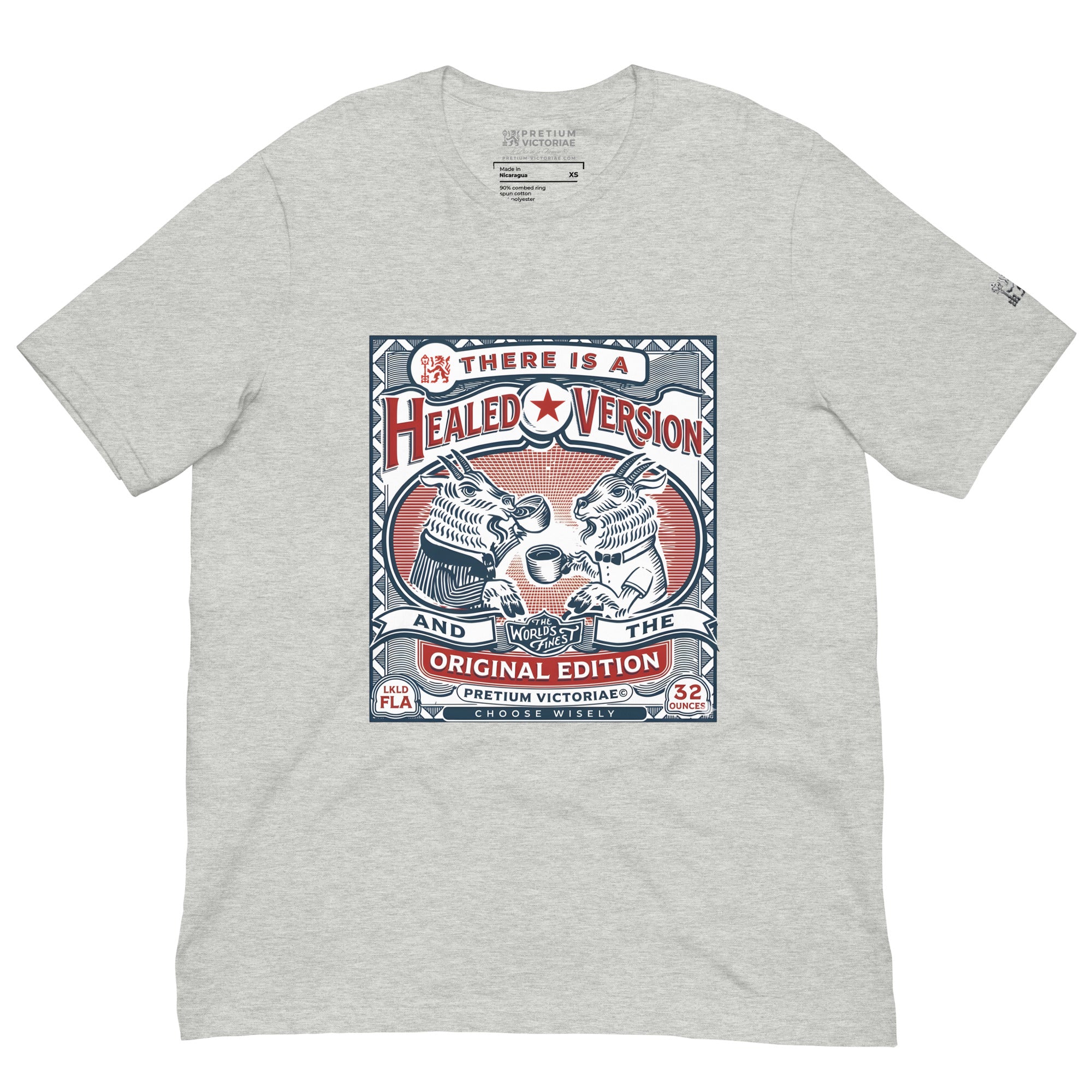 Buy Now Online There is a Healed Version and the Original Edition Funny Machiavelli Unisex T-shirt Inspirational Stoic Quote Motivational Philosophy - PRETIUM VICTORIAE© - https://pretium-victoriae.com