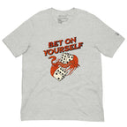 Buy Now Online Bet On Yourself Roll Or Die Dice Machiavelli Unisex T-shirt Inspirational Stoic Quote Motivational Philosophy - PRETIUM VICTORIAE© - https://pretium-victoriae.com