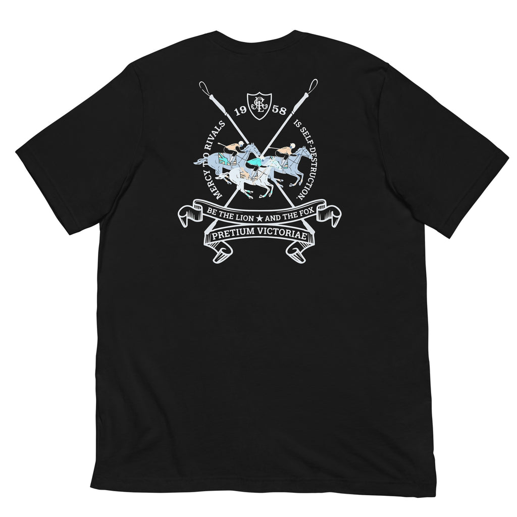 Buy Now Online PRETIUM VICTORIAE Mercy to Rivals is Self Destruction Polo Machiavelli Unisex T-shirt Inspirational Stoicism Quote Motivational - PRETIUM VICTORIAE© - https://pretium-victoriae.com