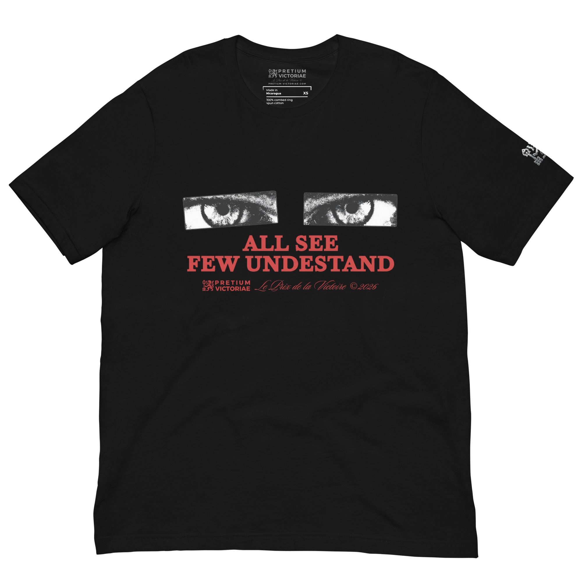 Buy Now Online PRETIUM VICTORIAE All See Few Understand Machiavelli Unisex T-shirt Inspirational Stoicism Quote Motivational - PRETIUM VICTORIAE© - https://pretium-victoriae.com