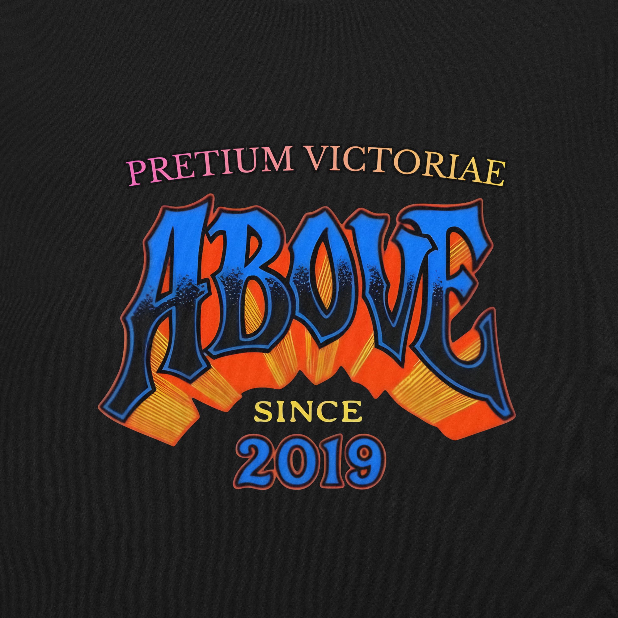 Buy Now Online Above Since 2019 Machiavelli Graffiti  Unisex t-shirt Inspirational Stoic Quote Motivational - PRETIUM VICTORIAE© - https://pretium-victoriae.com