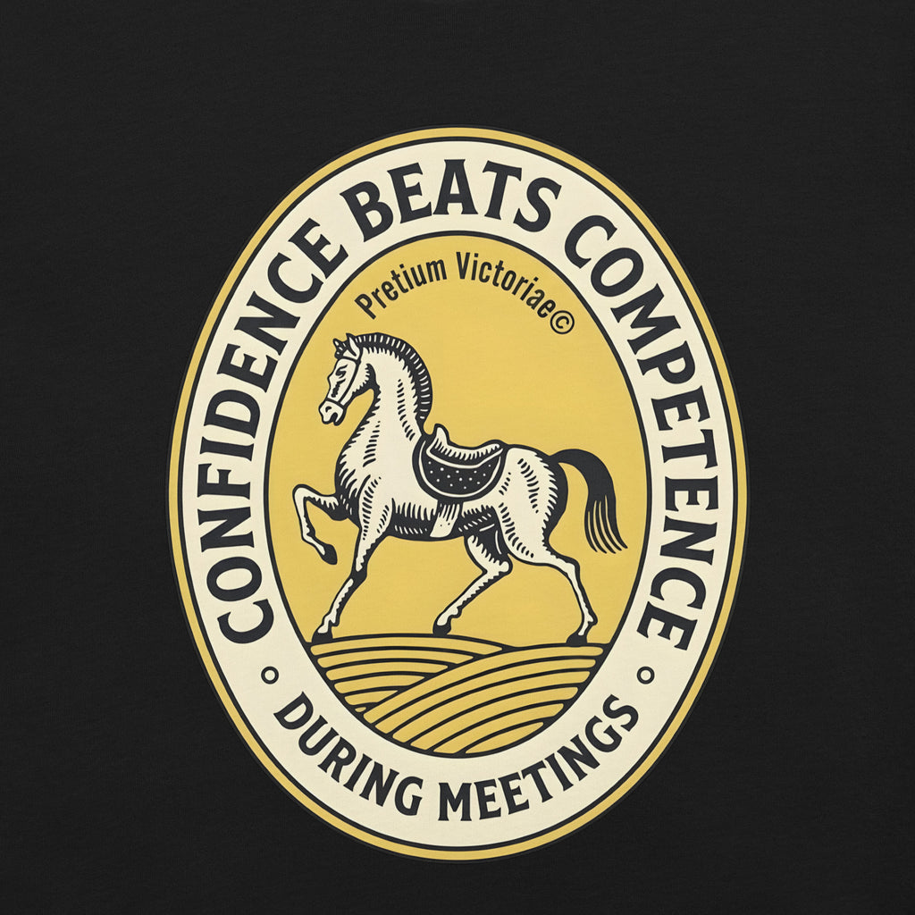 Buy Now Online Confidence Beats Competence During Meetings Machiavelli Unisex T-shirt Inspirational Stoic Quote Motivational Philosophy - PRETIUM VICTORIAE© - https://pretium-victoriae.com