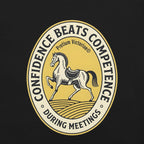 Buy Now Online Confidence Beats Competence During Meetings Machiavelli Unisex T-shirt Inspirational Stoic Quote Motivational Philosophy - PRETIUM VICTORIAE© - https://pretium-victoriae.com