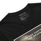 Buy Now Online PRETIUM VICTORIAE The End Justifies the Means Machiavelli Unisex T-shirt Inspirational Stoicism Quote Motivational - PRETIUM VICTORIAE© - https://pretium-victoriae.com