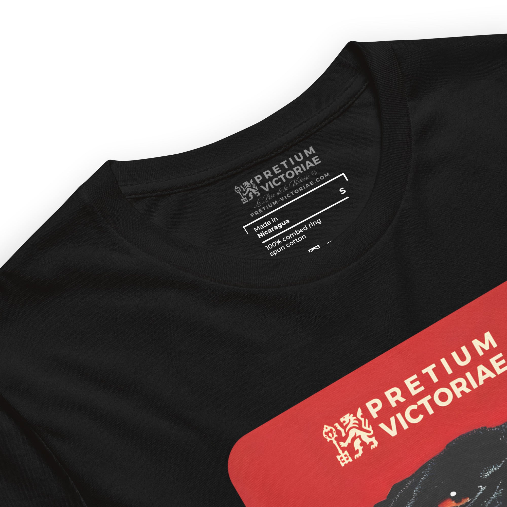 Buy Now Online PRETIUM VICTORIAE Conquer By Any Mean Black Jaguar Panther Machiavelli Unisex T-shirt Inspirational Stoicism Quote Motivational - PRETIUM VICTORIAE© - https://pretium-victoriae.com