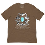 Buy Now Online Strong Minds Conquer Bad Fortune Angels Machiavelli Unisex T-shirt Inspirational Stoic Quote Motivational Philosophy - PRETIUM VICTORIAE© - https://pretium-victoriae.com