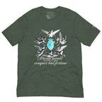 Buy Now Online Strong Minds Conquer Bad Fortune Angels Machiavelli Unisex T-shirt Inspirational Stoic Quote Motivational Philosophy - PRETIUM VICTORIAE© - https://pretium-victoriae.com