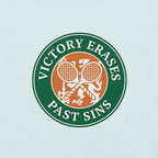 Buy Now Online PRETIUM VICTORIAE™ Victory Erases Past Sins Tennis Machiavelli Unisex T-shirt Inspirational Stoic Quote Motivational - PRETIUM VICTORIAE© - https://pretium-victoriae.com