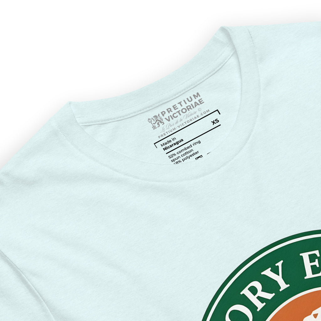 Buy Now Online PRETIUM VICTORIAE™ Victory Erases Past Sins Tennis Machiavelli Unisex T-shirt Inspirational Stoic Quote Motivational - PRETIUM VICTORIAE© - https://pretium-victoriae.com