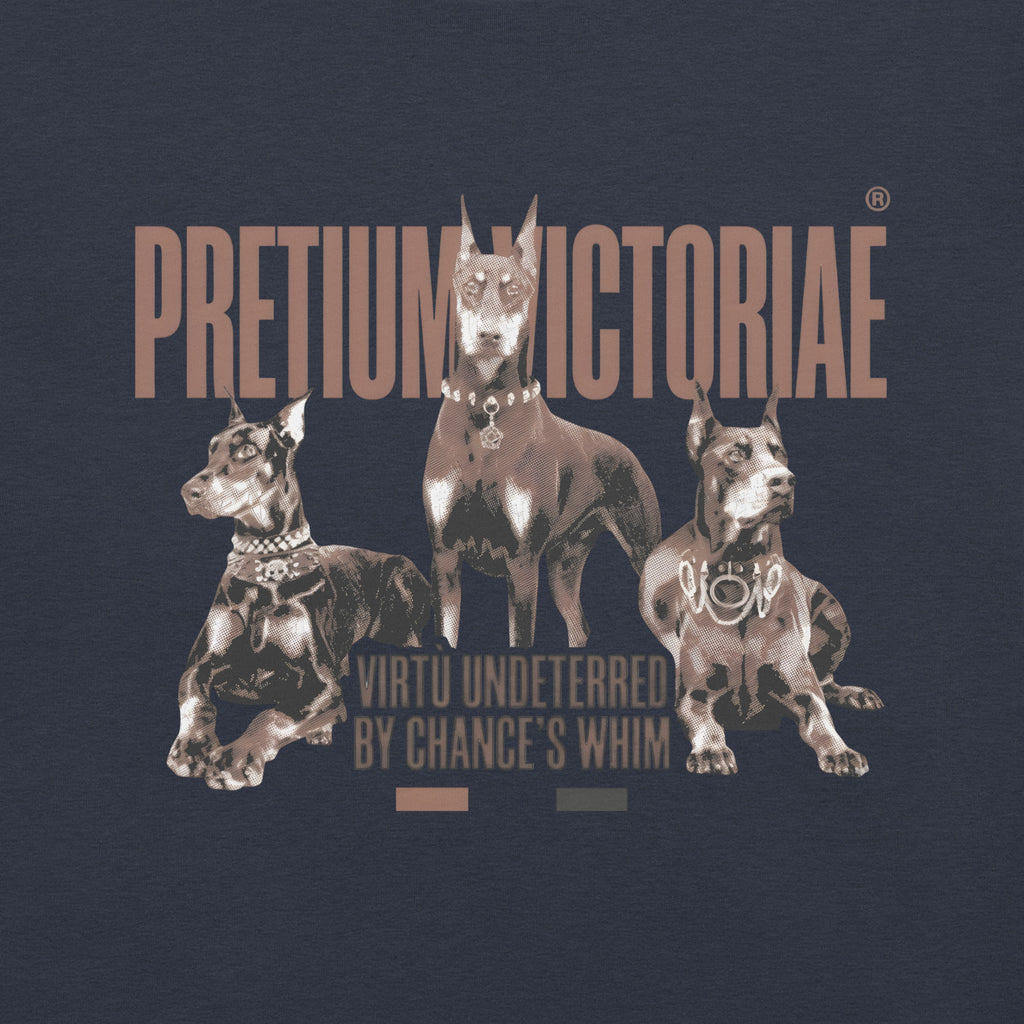 Buy Now Online PRETIUM VICTORIAE Virtù Undeterred by Chance's Whim Machiavelli Unisex T-shirt Inspirational Stoicism Quote Motivational - PRETIUM VICTORIAE© - https://pretium-victoriae.com