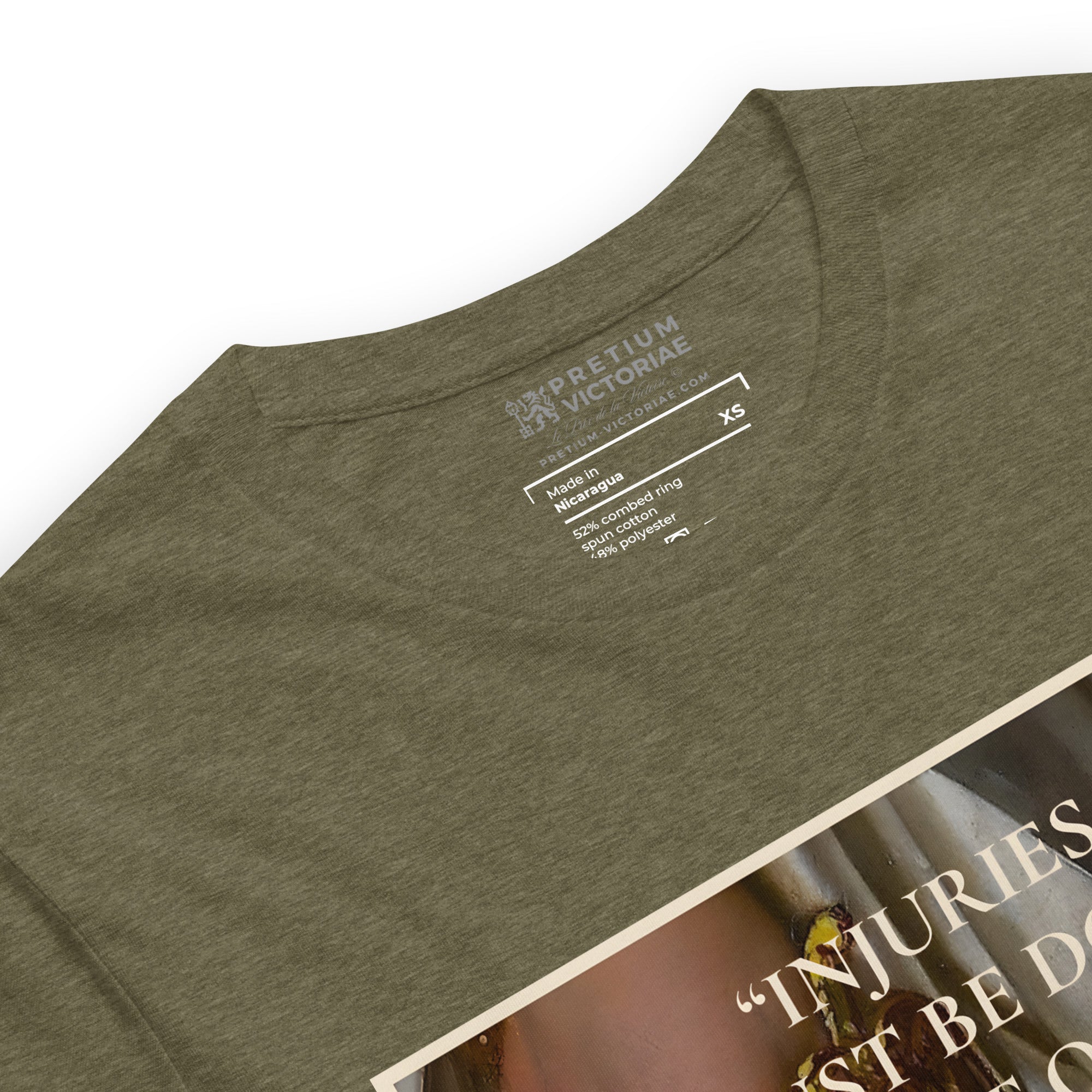 Buy Now Online PRETIUM VICTORIAE Injuries Must Be Done All At Once Machiavelli Unisex T-shirt Inspirational Stoicism Quote Motivational - PRETIUM VICTORIAE© - https://pretium-victoriae.com