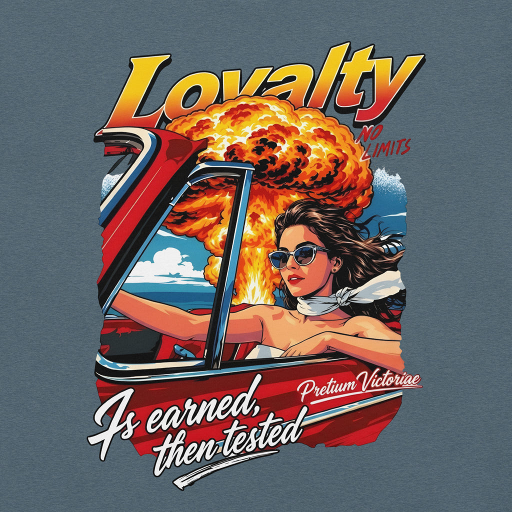 Buy Now Online Pretium Victoriae Loyalty is Earned then Tested Machiavelli Unisex t-shirt Inspirational Stoic Quote Motivational - PRETIUM VICTORIAE© - https://pretium-victoriae.com