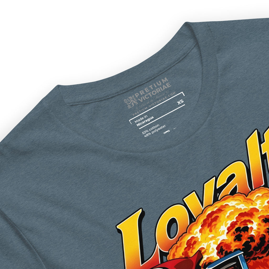 Buy Now Online Pretium Victoriae Loyalty is Earned then Tested Machiavelli Unisex t-shirt Inspirational Stoic Quote Motivational - PRETIUM VICTORIAE© - https://pretium-victoriae.com