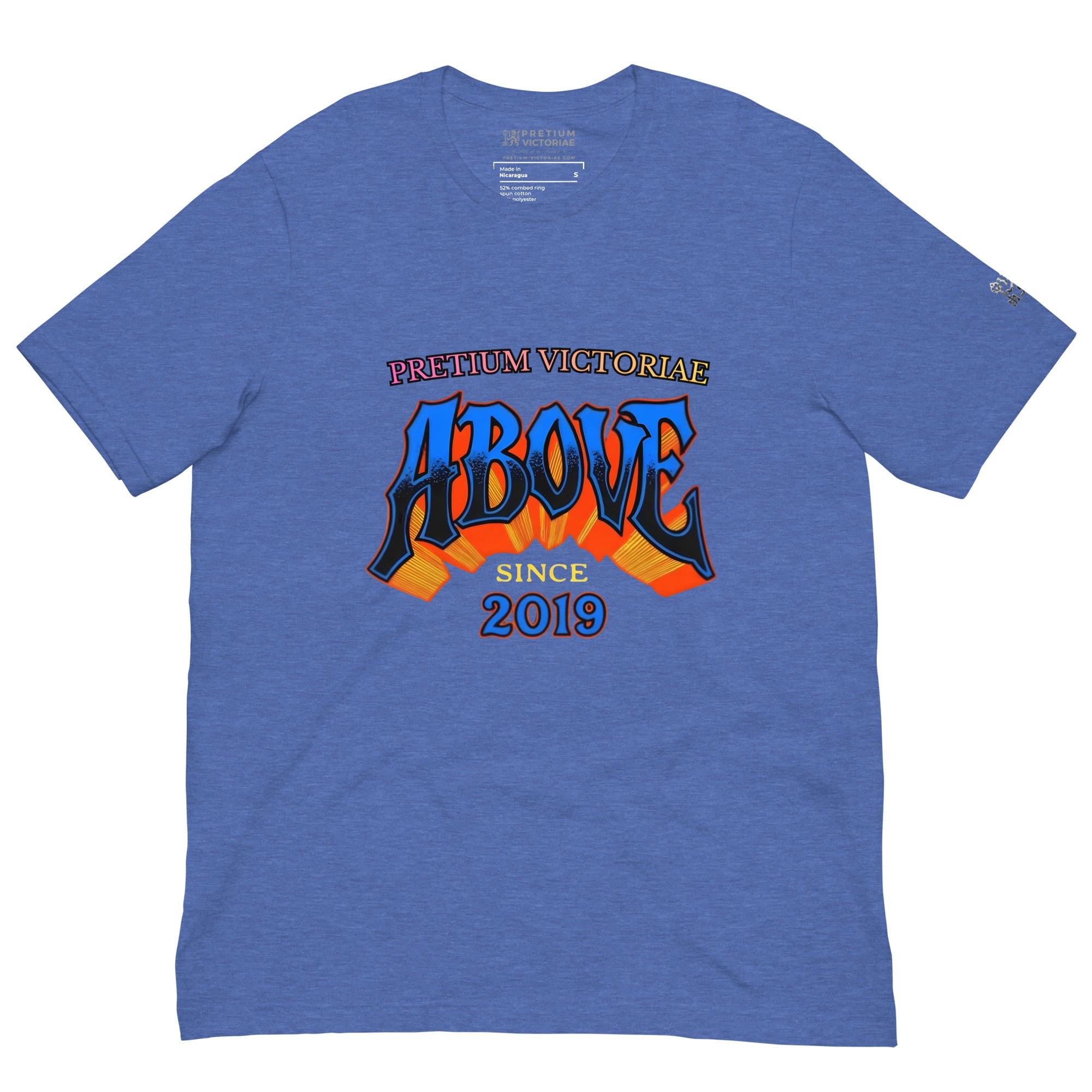 Buy Now Online Above Since 2019 Machiavelli Graffiti  Unisex t-shirt Inspirational Stoic Quote Motivational - PRETIUM VICTORIAE© - https://pretium-victoriae.com
