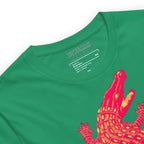 Buy Now Online PRETIUM VICTORIAE Power Through Resilience Red Crocodile Machiavelli Unisex T-shirt Inspirational Stoicism Quote Motivational - PRETIUM VICTORIAE© - https://pretium-victoriae.com