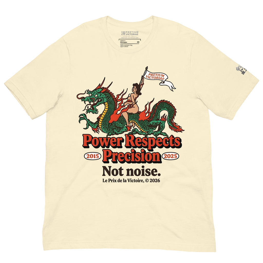 Buy Now Online Pretium Victoriae Power Respects Precision Machiavelli Unisex T-shirt Inspirational Stoic Quote Motivational - PRETIUM VICTORIAE© - https://pretium-victoriae.com