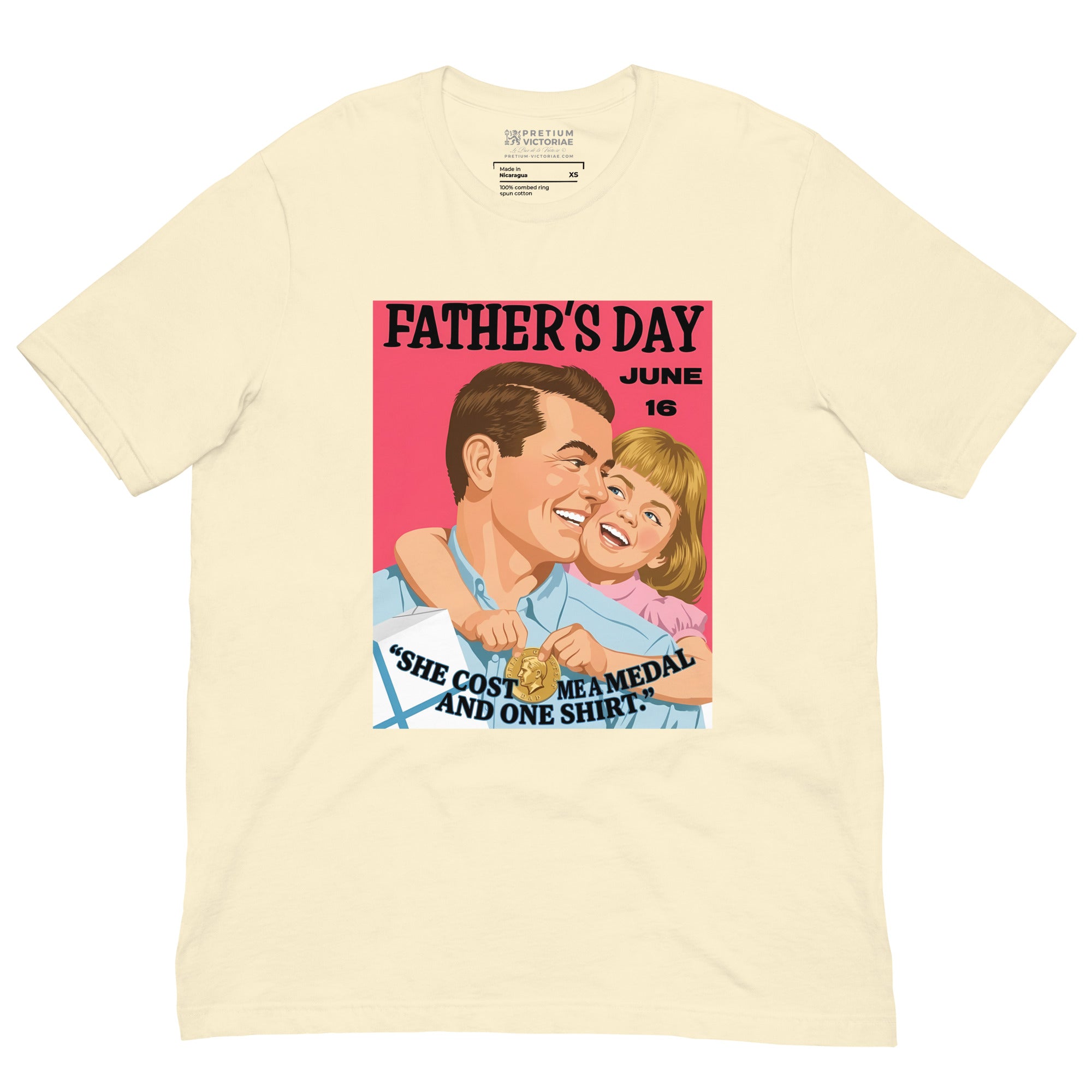 Buy Now Online Funny Dad & Daughter Father's Day June 16th T-Shirt – Matching Family Shirt for Dads and Daughters - PRETIUM VICTORIAE© - https://pretium-victoriae.com