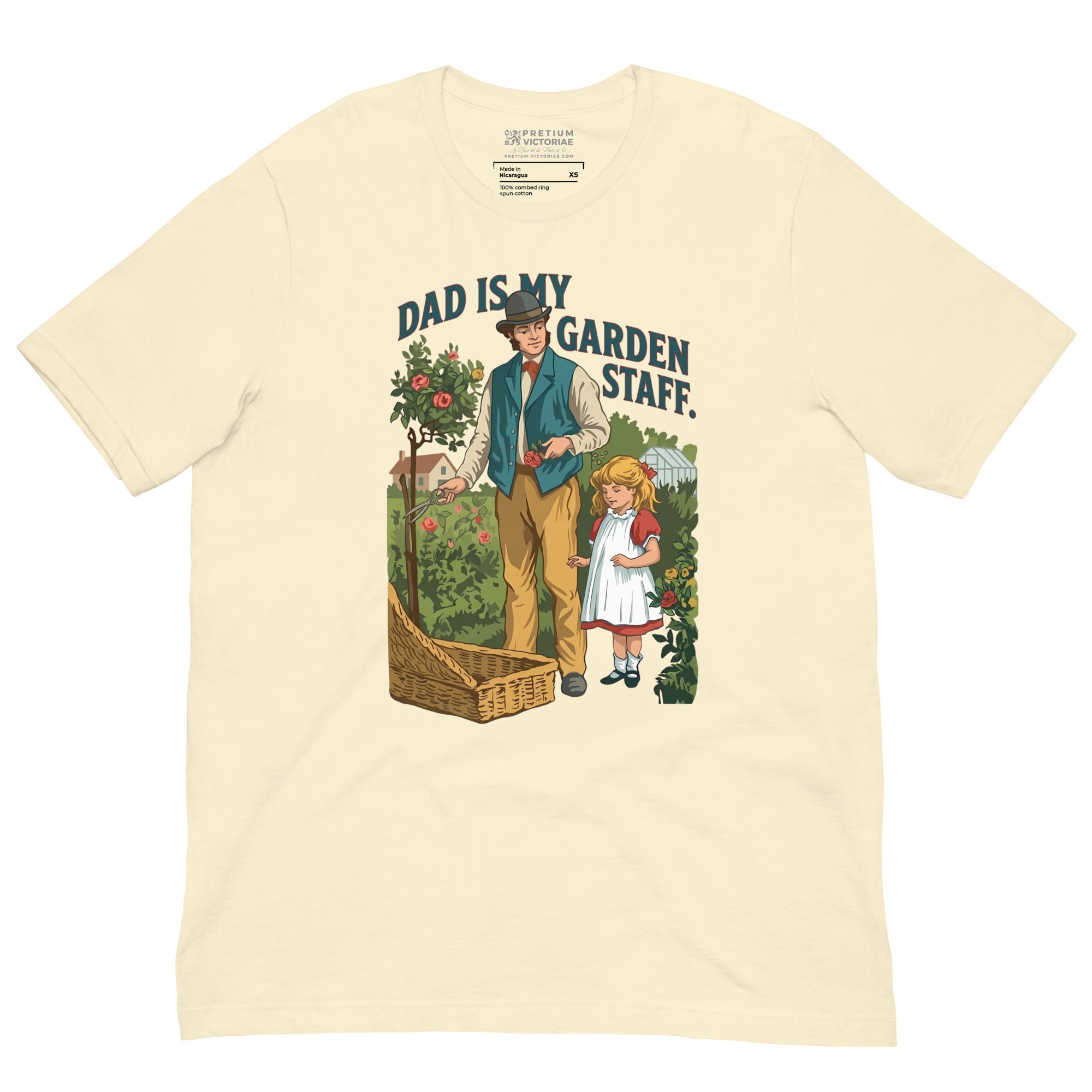 Buy Now Online Dad Is My Garden Staff Daughter & Father's Day T-Shirt – Matching Family Top - PRETIUM VICTORIAE© - https://pretium-victoriae.com