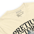Buy Now Online PRETIUM VICTORIAE Achieved Through Conflict And Fortune Machiavelli Unisex T-shirt Inspirational Stoicism Quote Motivational - PRETIUM VICTORIAE© - https://pretium-victoriae.com