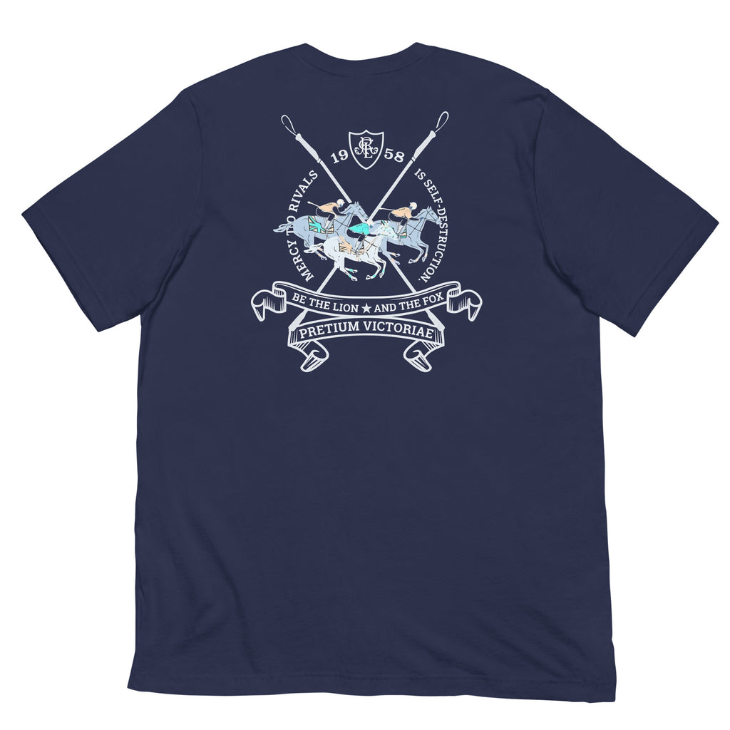 Buy Now Online PRETIUM VICTORIAE Mercy to Rivals is Self Destruction Polo Machiavelli Unisex T-shirt Inspirational Stoicism Quote Motivational - PRETIUM VICTORIAE© - https://pretium-victoriae.com