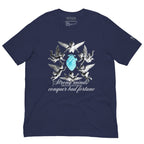Buy Now Online Strong Minds Conquer Bad Fortune Angels Machiavelli Unisex T-shirt Inspirational Stoic Quote Motivational Philosophy - PRETIUM VICTORIAE© - https://pretium-victoriae.com