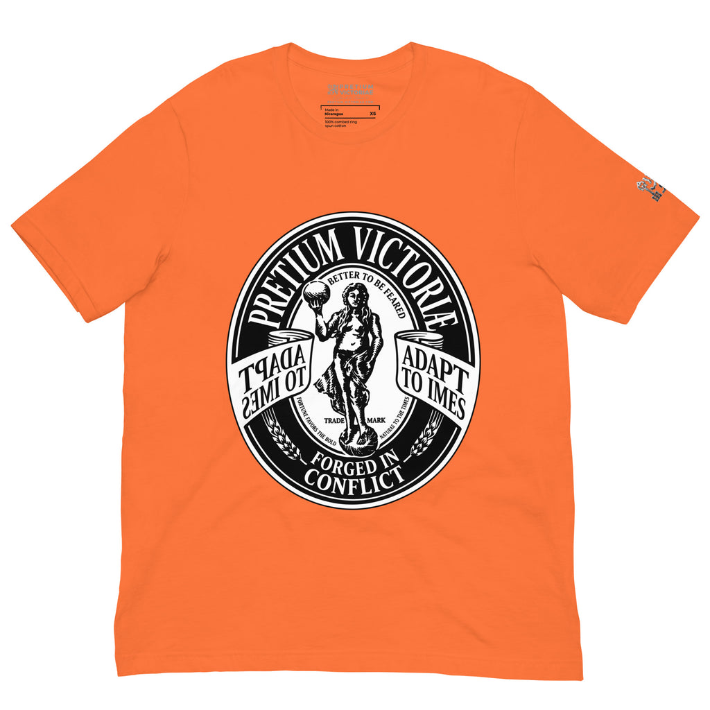 Buy Now Online PRETIUM VICTORIAE Forged In Conflict Better to be Feared Machiavelli Unisex T-shirt Inspirational Stoicism Quote Motivational - PRETIUM VICTORIAE© - https://pretium-victoriae.com