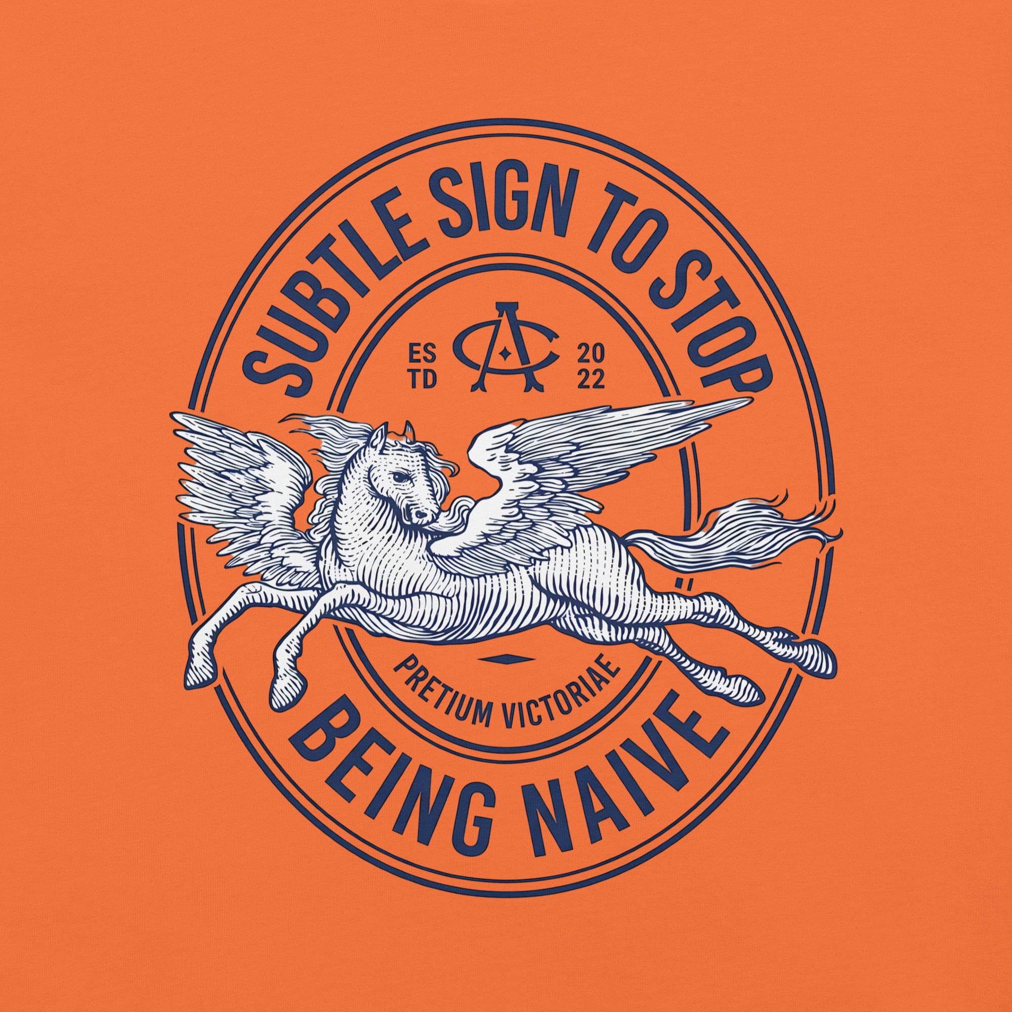 Buy Now Online Subtle Sign to Stop Being Naive Pegasus Machiavelli Unisex T-shirt Inspirational Stoic Quote Motivational Philosophy - PRETIUM VICTORIAE© - https://pretium-victoriae.com