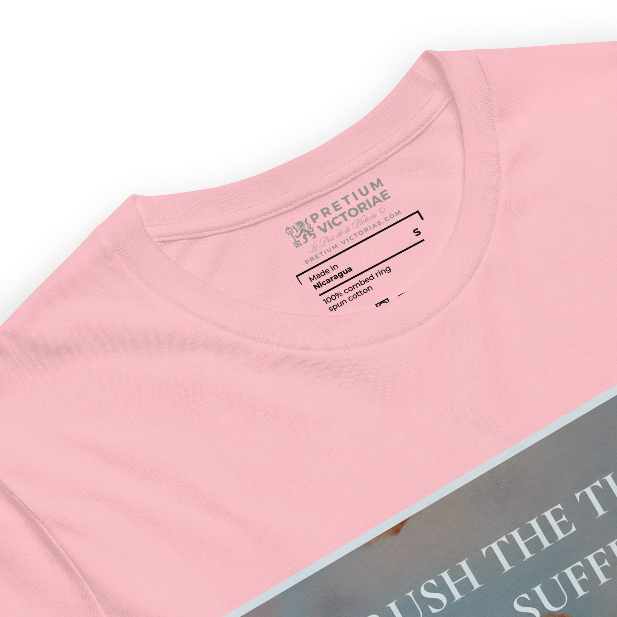 Buy Now Online PRETIUM VICTORIAE Crush The Threat or Suffer Machiavelli Unisex T-shirt Inspirational Stoicism Quote Motivational - PRETIUM VICTORIAE© - https://pretium-victoriae.com