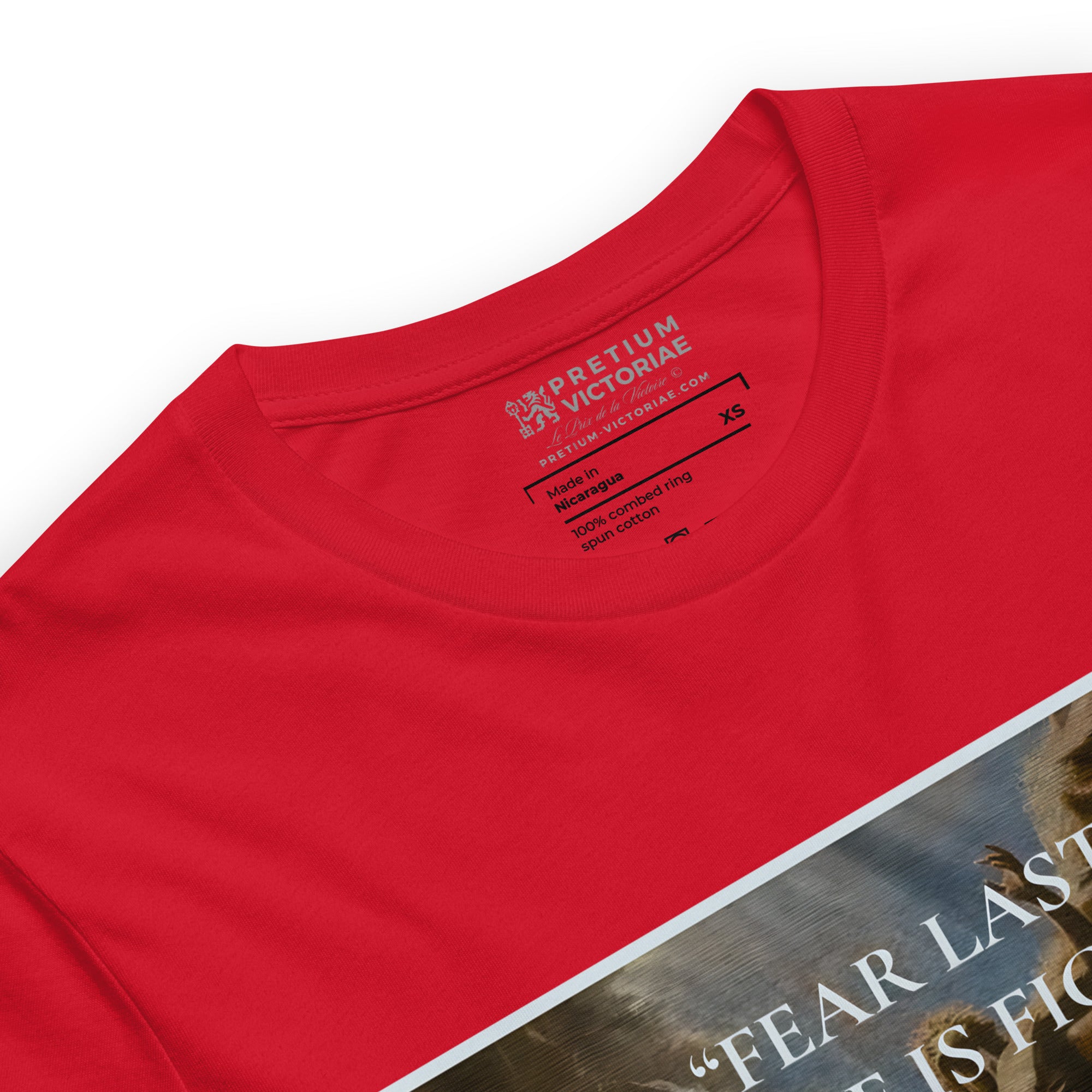 Buy Now Online PRETIUM VICTORIAE Fear Lasts Love Is Fickle Machiavelli Unisex T-shirt Inspirational Stoicism Quote Motivational - PRETIUM VICTORIAE© - https://pretium-victoriae.com