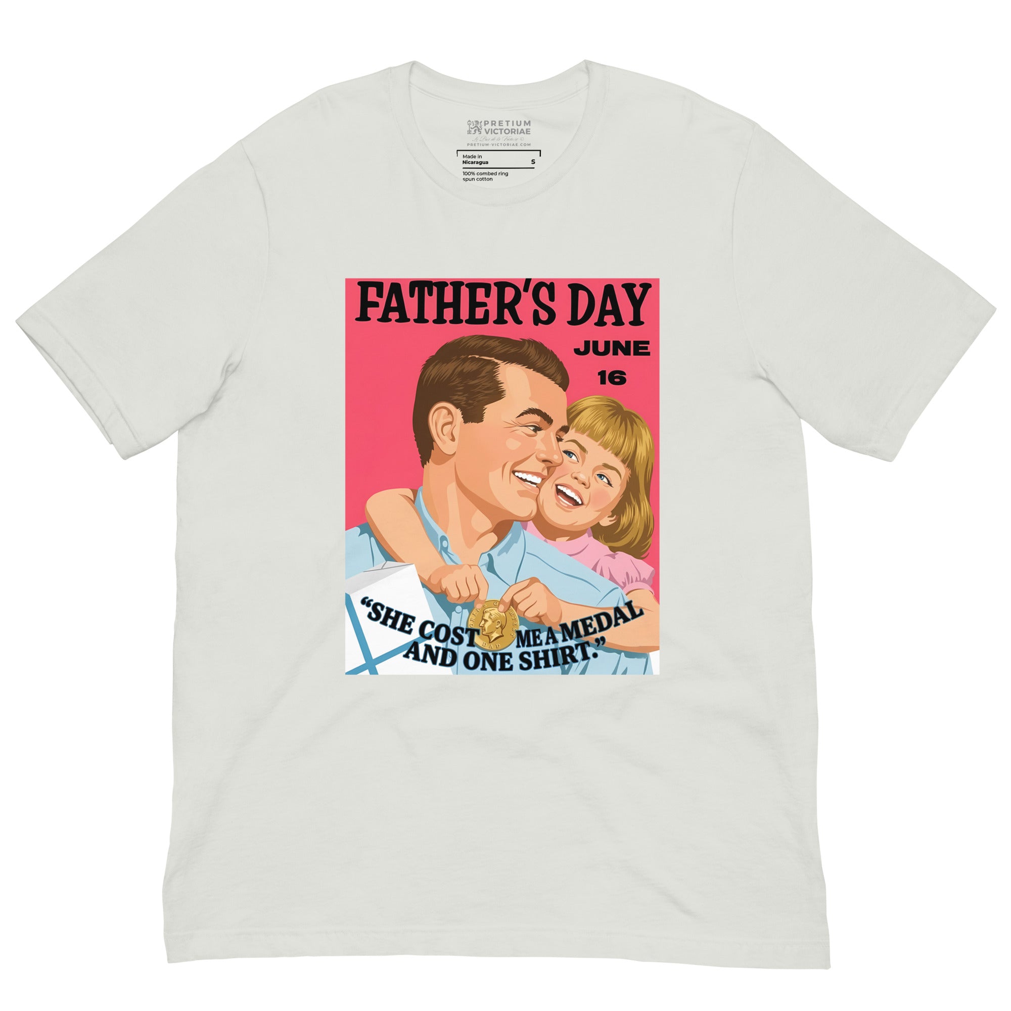 Buy Now Online Funny Dad & Daughter Father's Day June 16th T-Shirt – Matching Family Shirt for Dads and Daughters - PRETIUM VICTORIAE© - https://pretium-victoriae.com