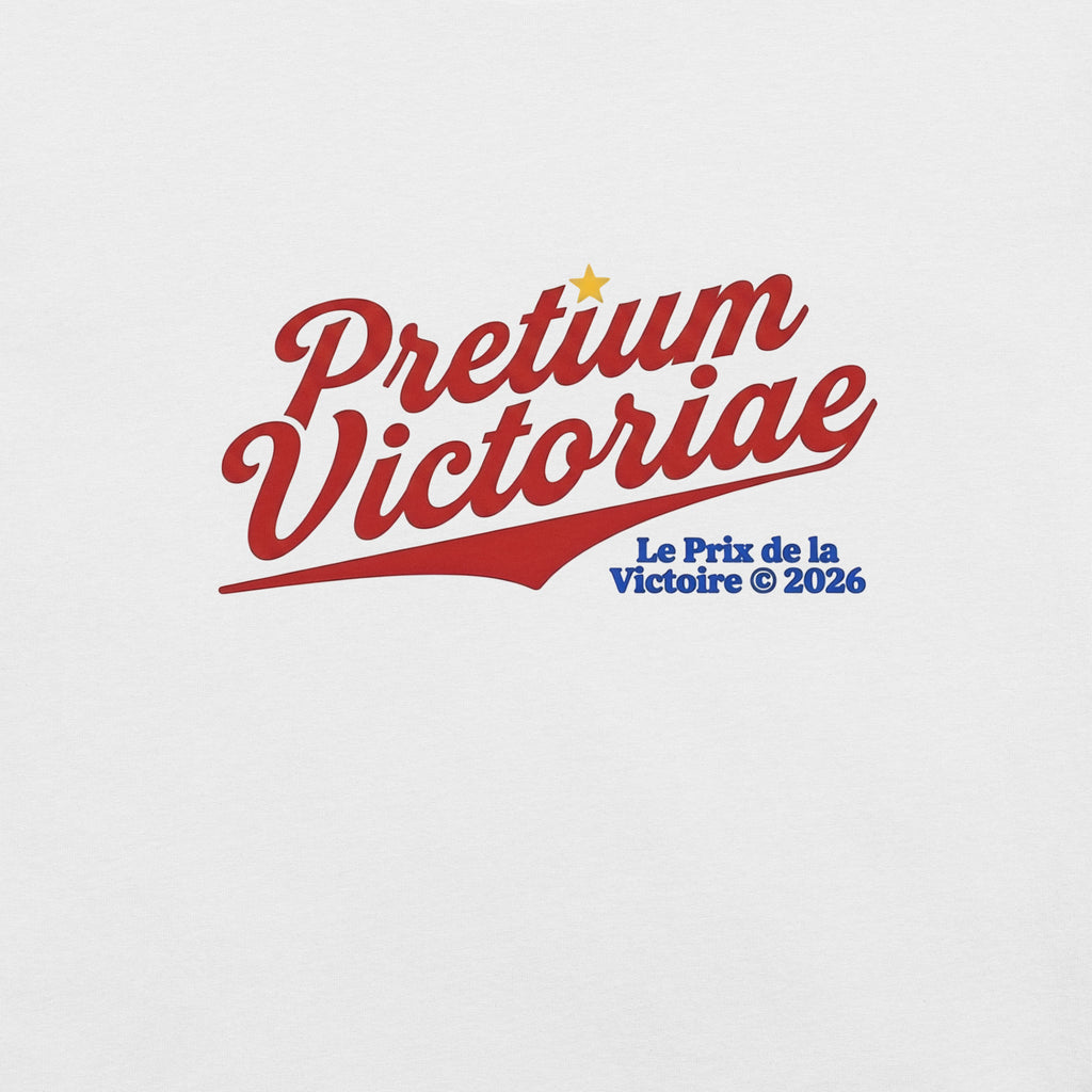 Buy Now Online PRETIUM VICTORIAE Red Swoosh Logo Machiavelli Unisex T-shirt Inspirational Stoicism Quote Motivational - PRETIUM VICTORIAE© - https://pretium-victoriae.com