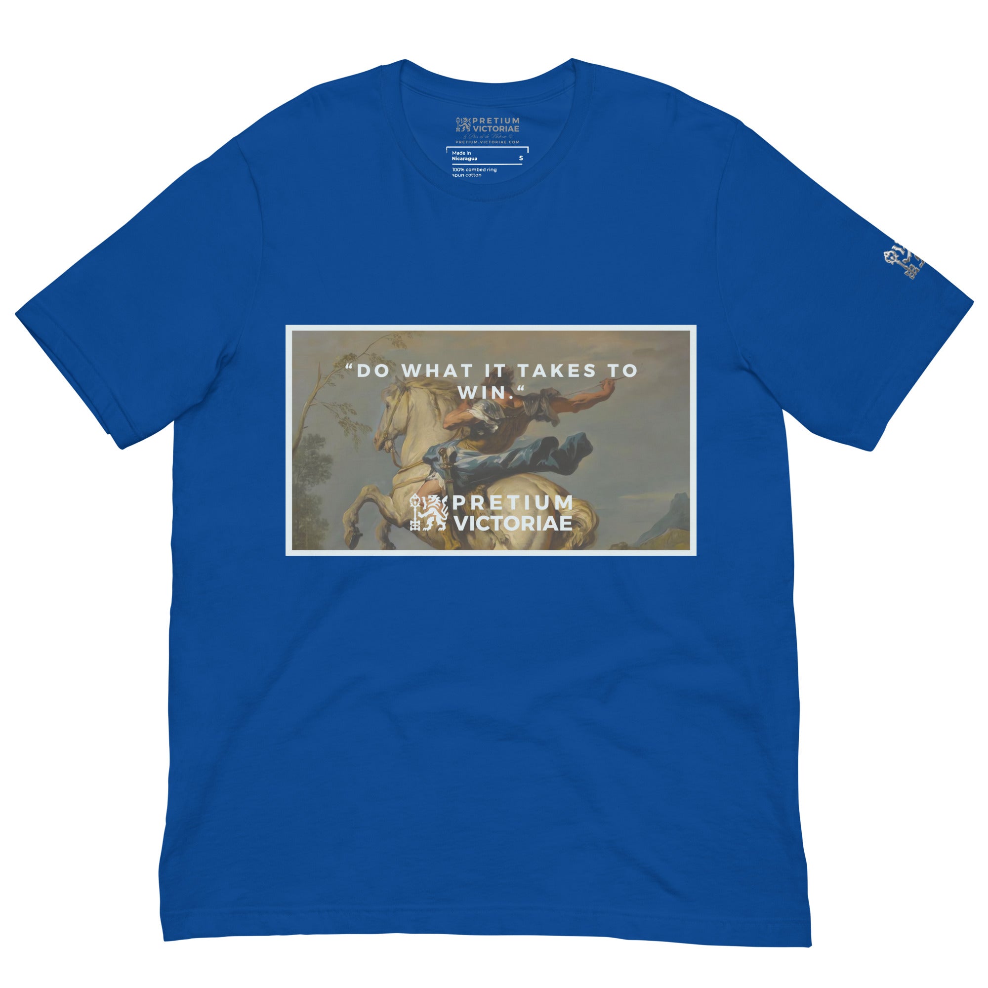 Buy Now Online PRETIUM VICTORIAE Do What It Takes to Win Machiavelli Unisex T-shirt Inspirational Stoicism Quote Motivational - PRETIUM VICTORIAE© - https://pretium-victoriae.com
