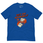 Buy Now Online Bet On Yourself Roll Or Die Dice Machiavelli Unisex T-shirt Inspirational Stoic Quote Motivational Philosophy - PRETIUM VICTORIAE© - https://pretium-victoriae.com