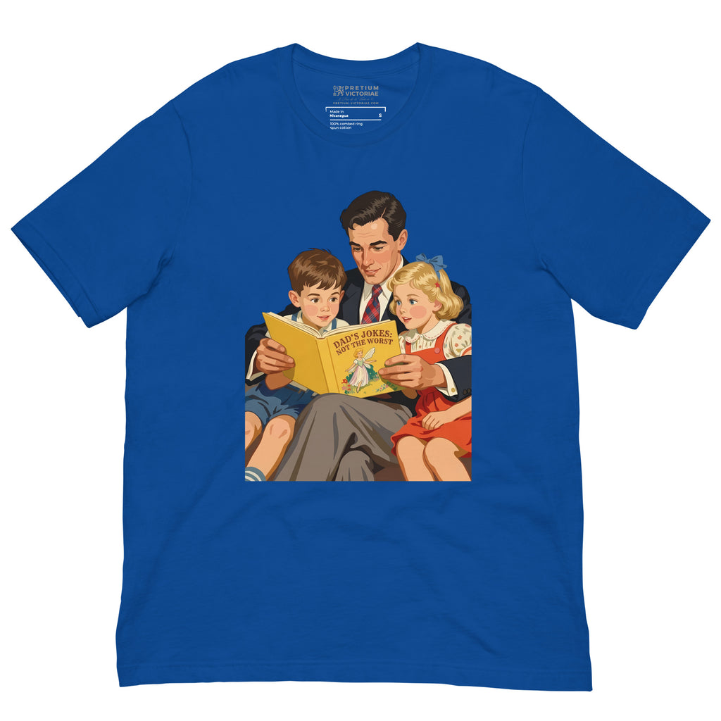 Buy Now Online Dad's Jokes Not the Worst Funny Dad, Sons & Daughter Father's Day T-Shirt Matching Family Top - PRETIUM VICTORIAE© - https://pretium-victoriae.com