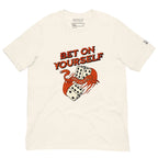 Buy Now Online Bet On Yourself Roll Or Die Dice Machiavelli Unisex T-shirt Inspirational Stoic Quote Motivational Philosophy - PRETIUM VICTORIAE© - https://pretium-victoriae.com