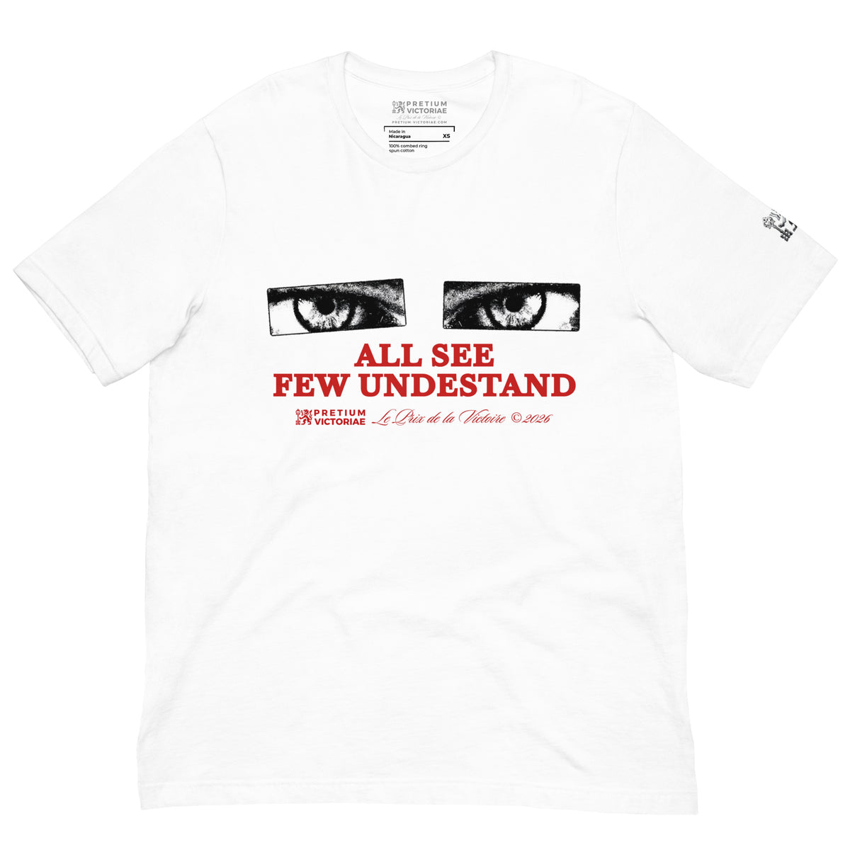 Buy Now Online PRETIUM VICTORIAE All See Few Understand Machiavelli Unisex T-shirt Inspirational Stoicism Quote Motivational - PRETIUM VICTORIAE© - https://pretium-victoriae.com
