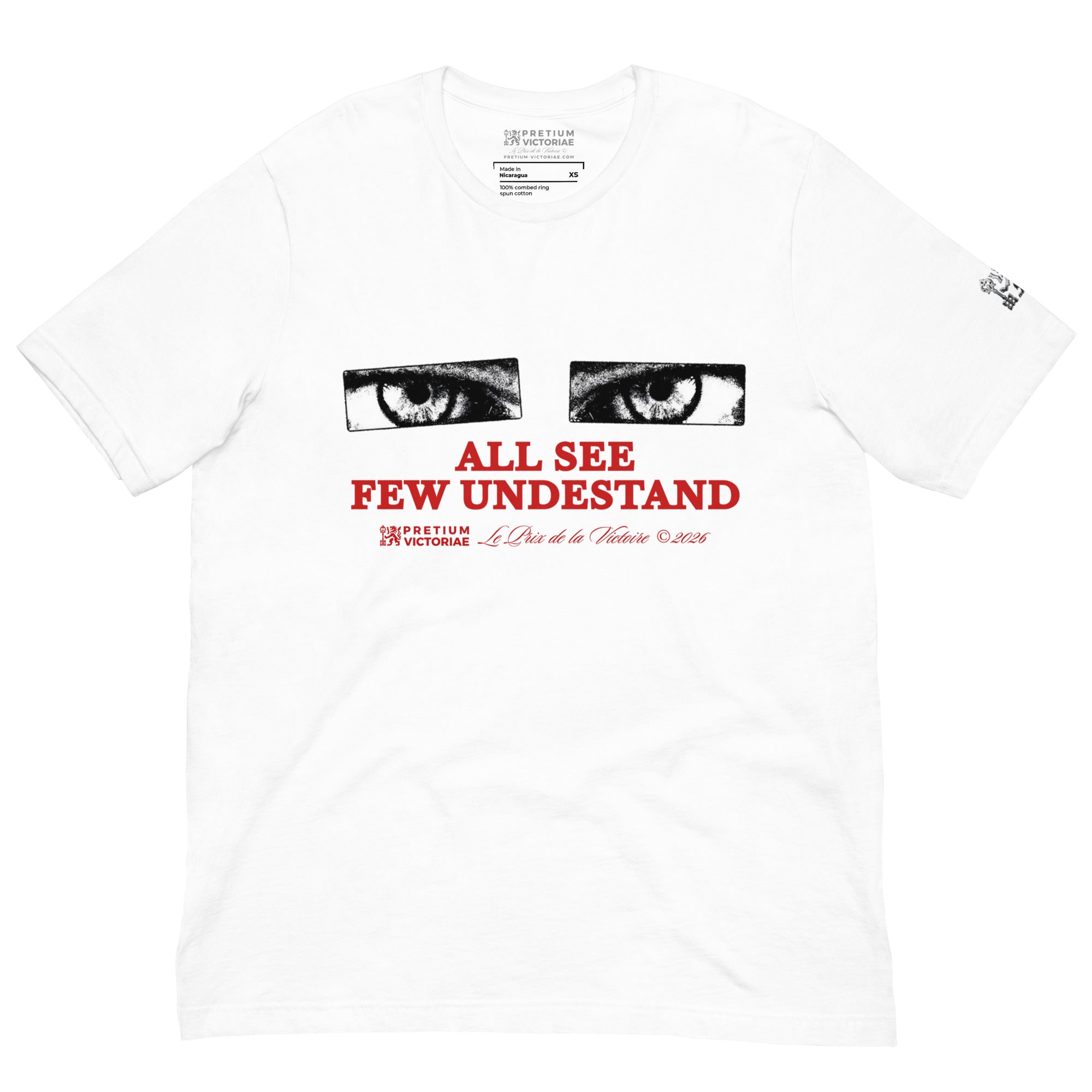 Buy Now Online PRETIUM VICTORIAE All See Few Understand Machiavelli Unisex T-shirt Inspirational Stoicism Quote Motivational - PRETIUM VICTORIAE© - https://pretium-victoriae.com
