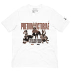 Buy Now Online PRETIUM VICTORIAE Virtù Undeterred by Chance's Whim Machiavelli Unisex T-shirt Inspirational Stoicism Quote Motivational - PRETIUM VICTORIAE© - https://pretium-victoriae.com
