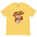 Buy Now Online Bet On Yourself Roll Or Die Dice Machiavelli Unisex T-shirt Inspirational Stoic Quote Motivational Philosophy - PRETIUM VICTORIAE© - https://pretium-victoriae.com
