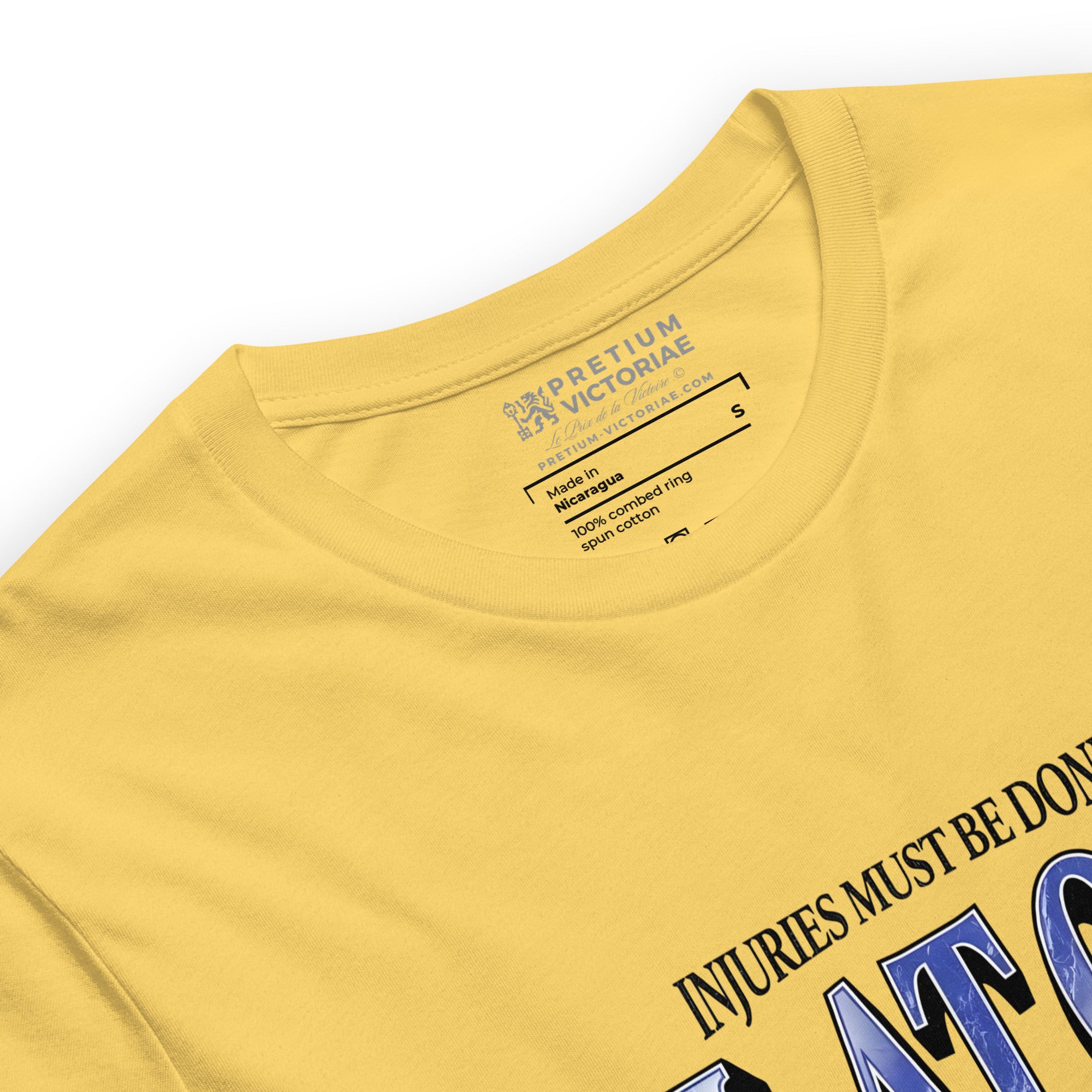 Buy Now Online PRETIUM VICTORIAE™ Injuries Must Be Done All At Once Machiavelli Unisex Basket T-shirt Inspirational Stoic Quote Motivational - PRETIUM VICTORIAE© - https://pretium-victoriae.com
